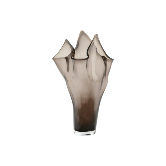 Vase en verre soufflé pour décoration intérieure - 15 x 15 x 30